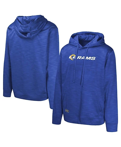 Outerstuff Men's Royal Los Angeles Rams Streak Fleece Pullover Hoodie