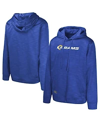 Outerstuff Men's Royal Los Angeles Rams Streak Fleece Pullover Hoodie
