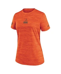 Nike Women's Orange Cleveland Browns Sideline Velocity Dri-fit T-Shirt