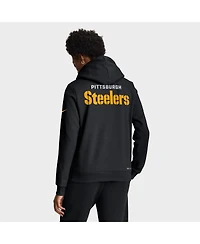 Nike Women's Black Pittsburgh Steelers Sideline Standard Issue Initial Home Dri-fit Hoodie