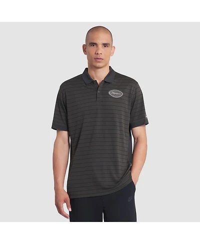 Nike Men's Gotham Green New York Jets 2025 Rivalries Collection Sideline Victory Striped Dri-fit Polo Shirt