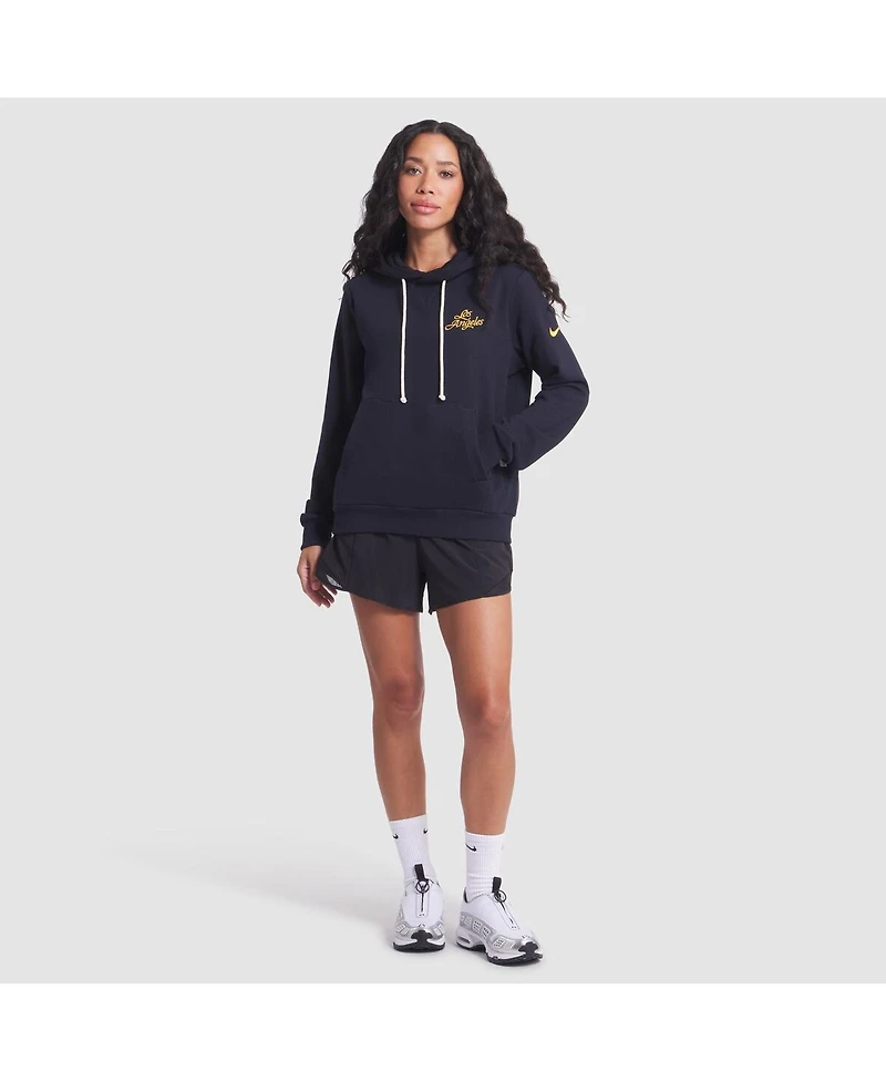 Nike Women's Midnight Blue Los Angeles Rams 2025 Rivalries Collection Standard Issue Sideline Dri-fit Hoodie