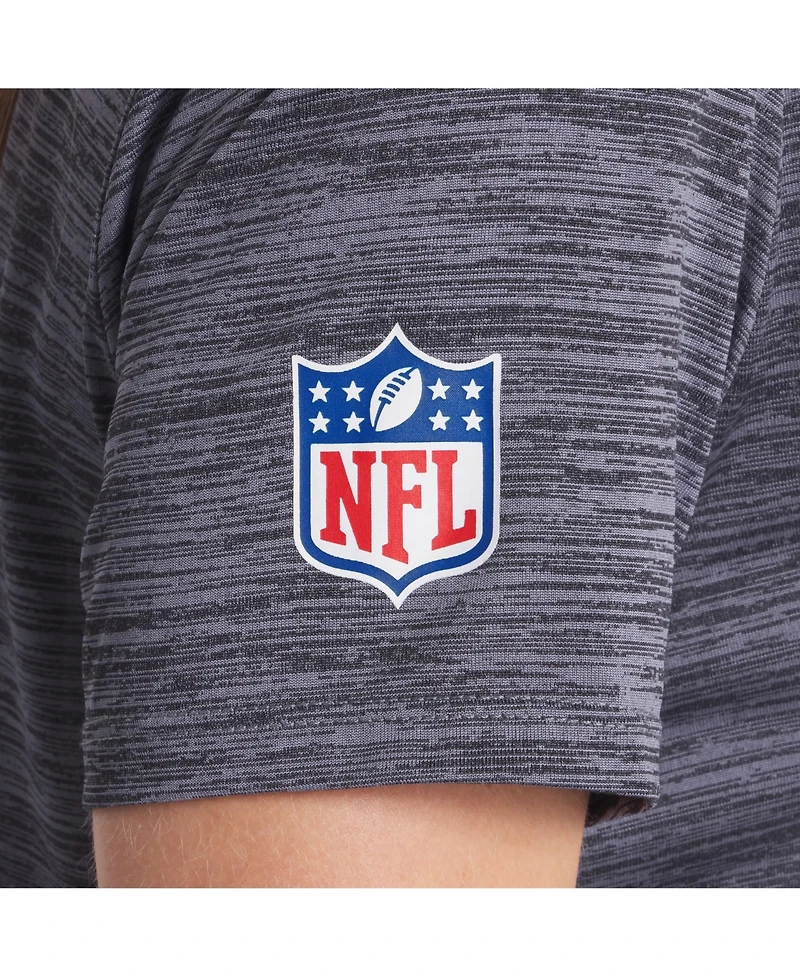 Nike Women's Heather Charcoal San Francisco 49ers 2025 Rivalries Collection Sideline Velocity Dri-fit T-Shirt