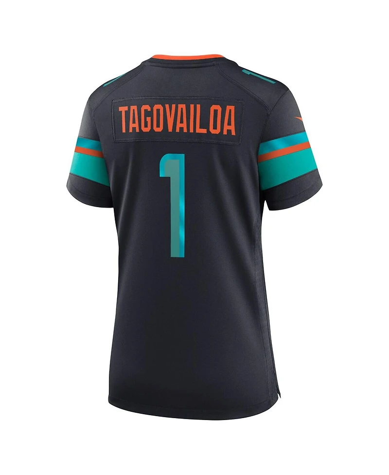 Nike Women's Tua Tagovailoa Pitch Blue Miami Dolphins 2025 Rivalries Collection Game Jersey