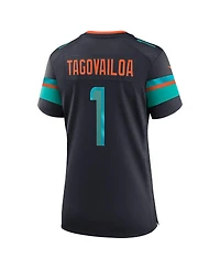 Nike Women's Tua Tagovailoa Pitch Blue Miami Dolphins 2025 Rivalries Collection Game Jersey