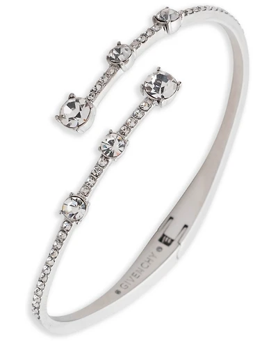 Givenchy Crystal Stone Gold-Tone Bangle Bracelet