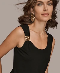 Donna Karan New York Women's Petite Scoop Neck Tank Top