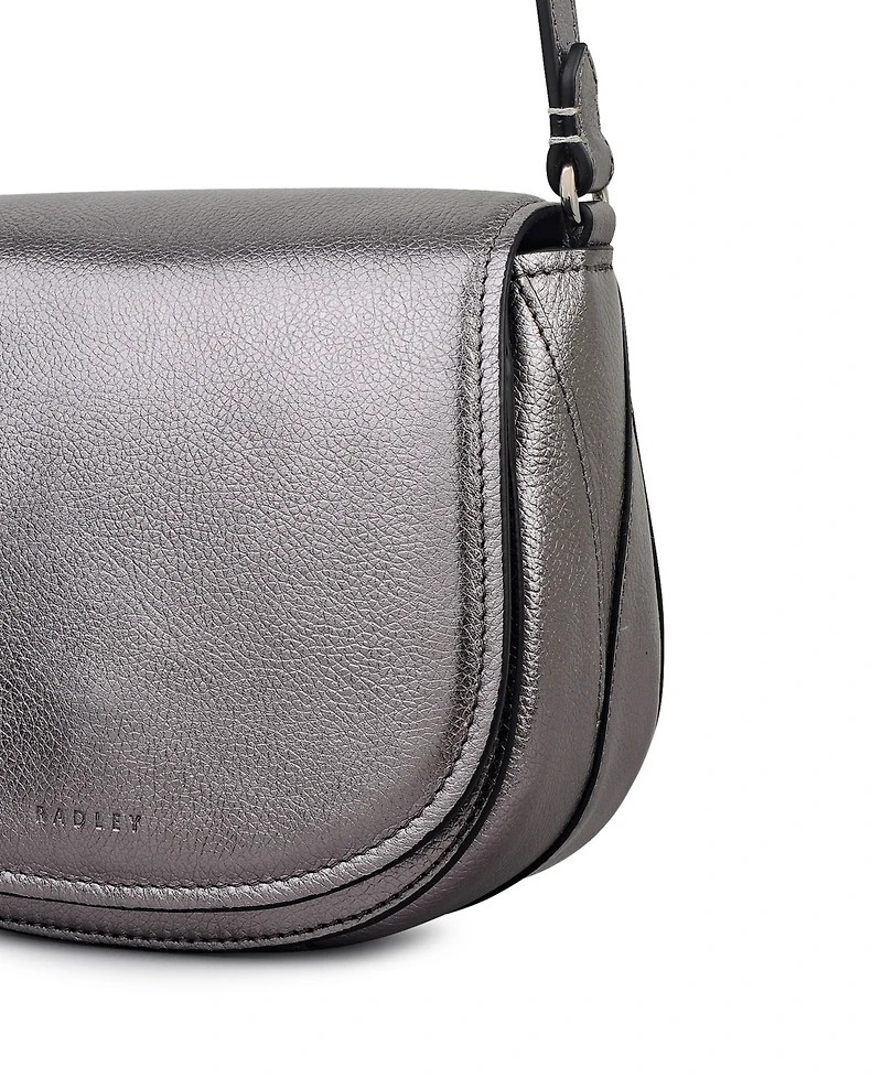 Radley London Liverpool Gardens Metallic Mini Flapover Crossbody Bag