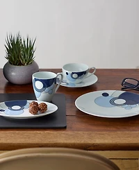 Noritake Frank Lloyd Wright Imperial Cabaret Cup and Saucer, Set of 2