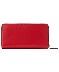 Women's Full-Grain Leather Large Zip Continental Wallet