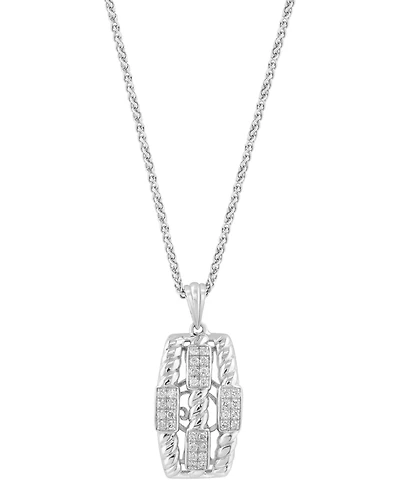 Effy Collection Diamond Pendant Necklace (1/3 ct. t.w.) in Sterling Silver