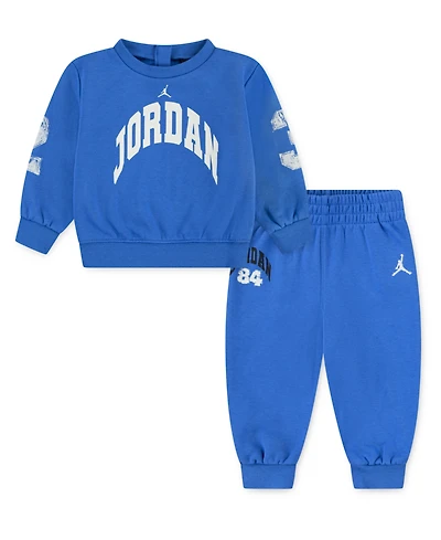Jordan Baby Boys 2-Piece Long Sleeves Top and Joggers Set