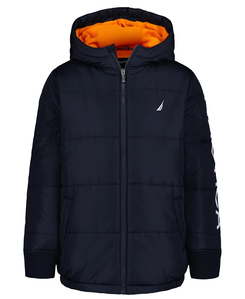 Nautica Boys 2T-6 Long Sleeves Puffer Jacket