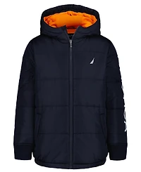 Nautica Boys 2T-6 Long Sleeves Puffer Jacket