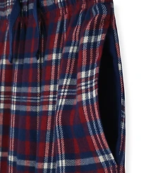 Max & Olivia Big Boy Pajama Set. Cozy, Soft With Plaid Pant