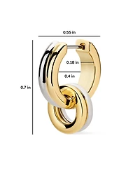 Ana Luisa Huggie Earrings - Asher Drop
