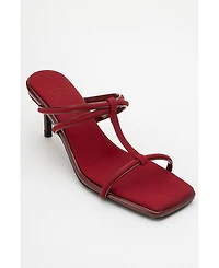 Prologue Shoes Mocha Strap Heel Sandal (Women)