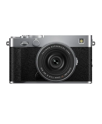 Fujifilm X-E5 Mirrorless Camera with Xf 23mm f/2.8 R Wr Lens, Silver