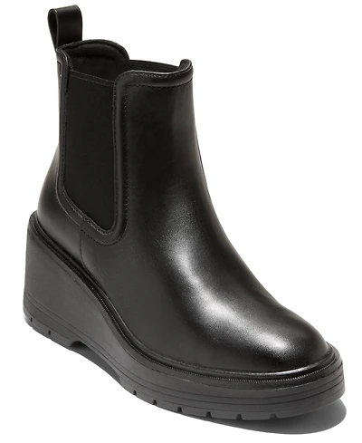 Cole Haan Women's Zerogrand Cityquest Waterproof Wedge Booties
