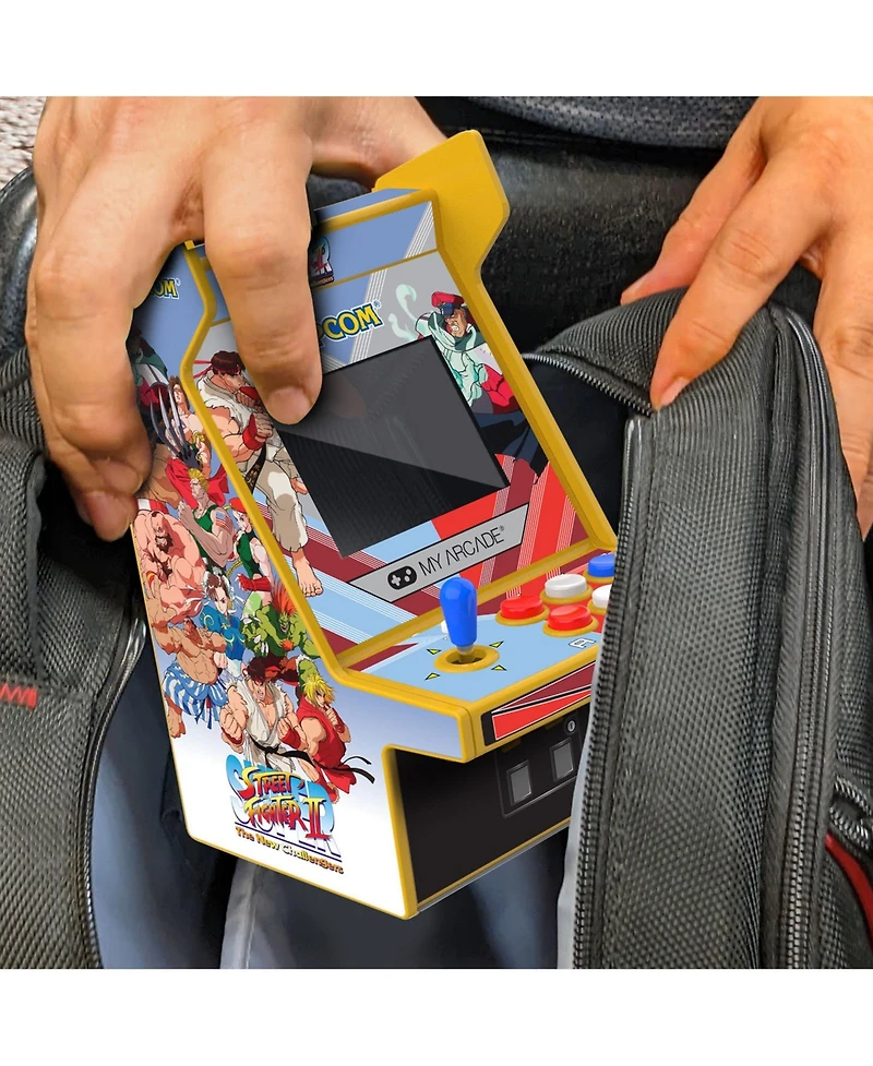 My Arcade Micro Player Pro 6.7" Super Street Fighter Ii Portable Retro Arcade Game (2 in 1