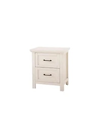 Westwood Design Westfield Traditional Nightstand in Brushed White Finish