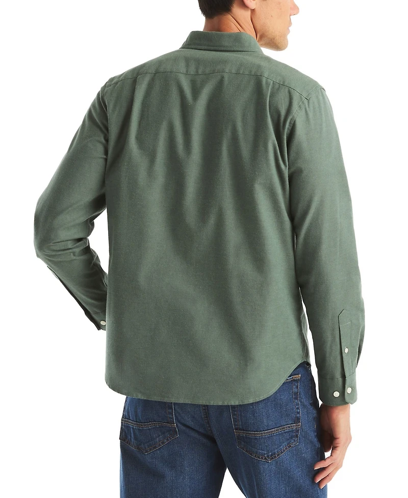 Nautica Men's Solid Long Sleeve Oxford Shirt