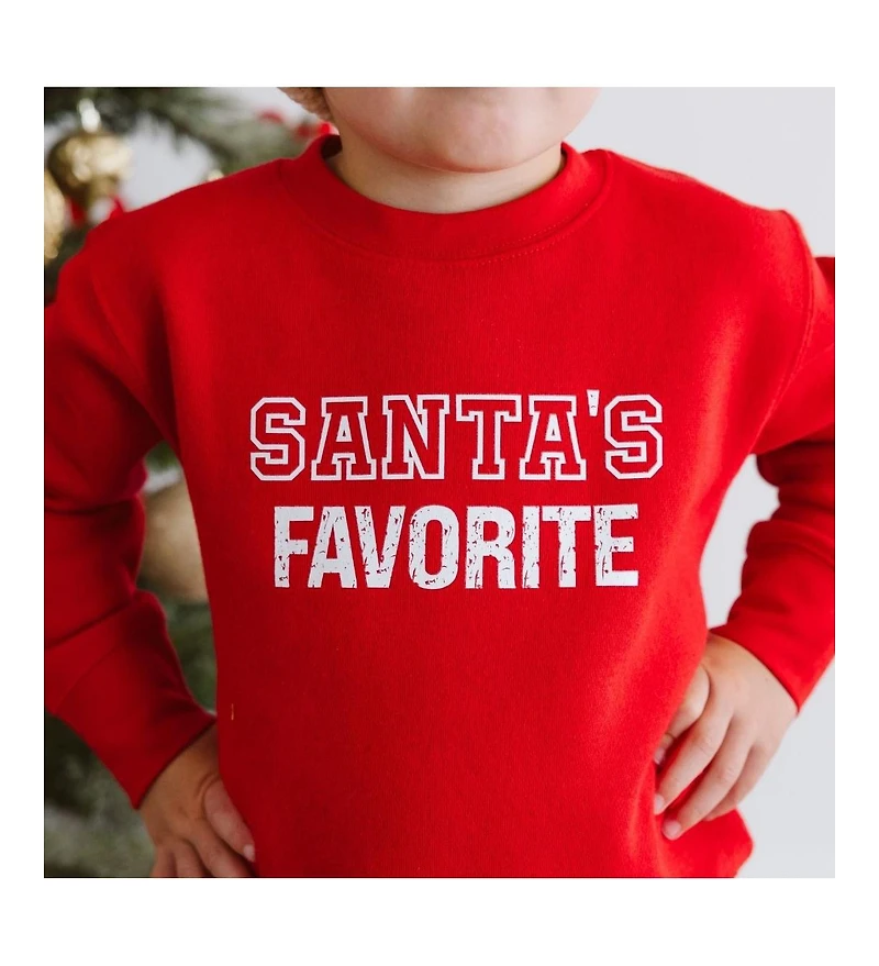 Sweet Wink Toddler Boys Santa's Favorite Christmas Sweatshirt