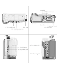 SmallRig Full Camera Cage for Canon Eos R50 V, Silver