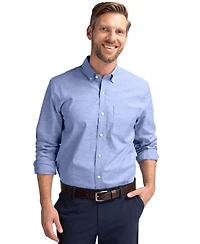 Cutter & Buck Men's Stretch Oxford Long Sleeve Dress Shirt