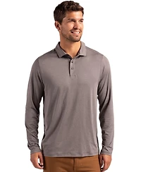 Cutter & Buck Men's Coastline Epic Comfort Recycled Long Sleeve Polo