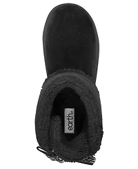 earth Women's Wing Round Toe Casual Ankle Booties