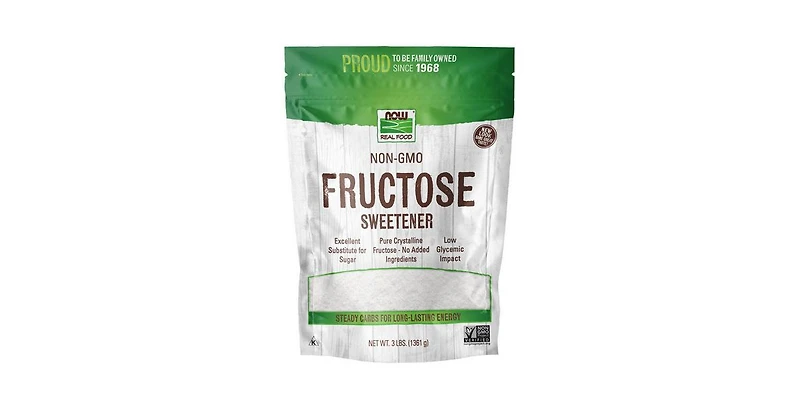 Now Foods Fructose Fruit Sugar, 3 lb