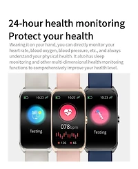 Ruxing Smart 1.47" Hd Smart Watch Multifunctional for Women Men With Health Monitoring, Bluetooth Calling,Intelligent Reminder IP68