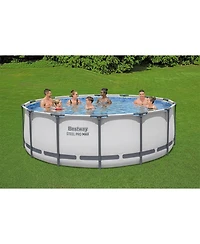 Bestway Steel Pro Max 14'x48" Round Above Ground Swimming Pool with Pump & Cover