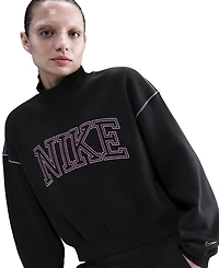 Nike Women's Phoenix Fleece Mock-Neck Sweatshirt