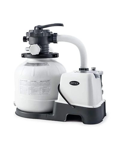 Intex 26675EG 1600 Gph Krystal Clear Pool Saltwater System and Sand Filter Pump