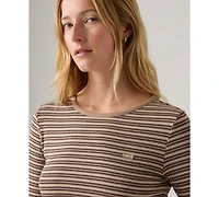 Levi's Women's Hayes Clara Strip Long Sleeve Top