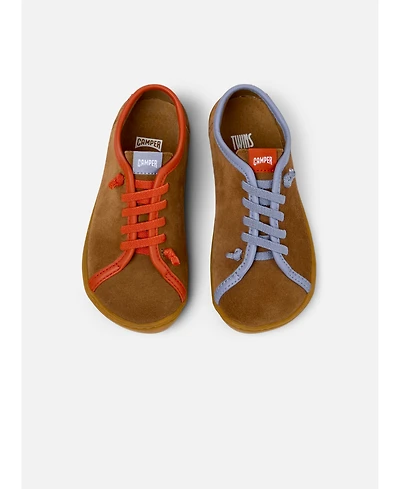 Camper Kids Peu Cami Twins Leather Sneakers