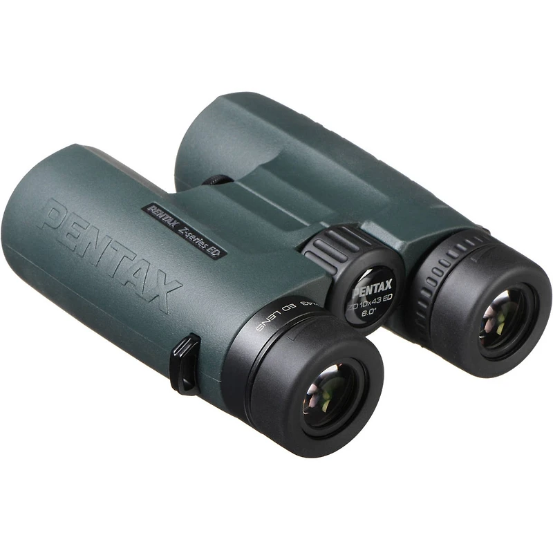 Pentax 10x43 Zd Series Ed Water Proof Roof Prism Center Focus Binocular with 6.0 Degree Angle of View, Green