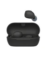 Sony Wireless Noise-Cancelling Earbuds (Black) Bundle with Ear Tips (2 Items)