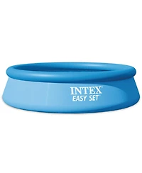 Intex Easy Set 10 Foot x 30 Inch Above Ground Inflatable Round Swimming Pool