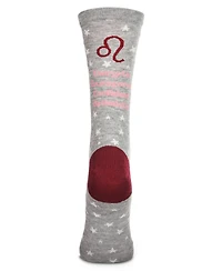 MeMoi Women's Leo Zodiac Sign Crew Socks