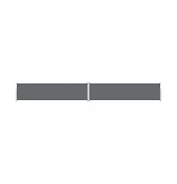 Side Awning Anthracite Fabric (100% polyester) with Pu coating