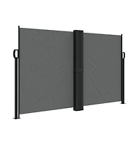 Retractable Side Awning Anthracite