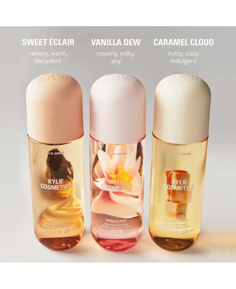 Kylie Cosmetics Vanilla Dew Hair and Body Mist, 7.9 oz.