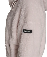 Calvin Klein Women's Performance Oversized Hooded Sherpa Jacket
