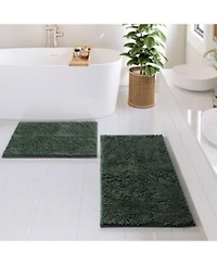 Ultra Soft Quick Dry Chenille Bath Rug Non Slip Pvc Backing Machine Washable