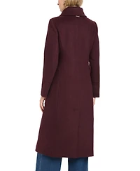 Vince Camuto Women's Single-Breasted Maxi Coat W/ Detachable Faux Fur