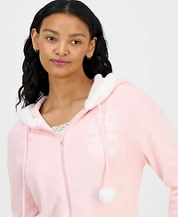 Love Tribe Juniors' Hello Kitty Zip-Front Hoodie