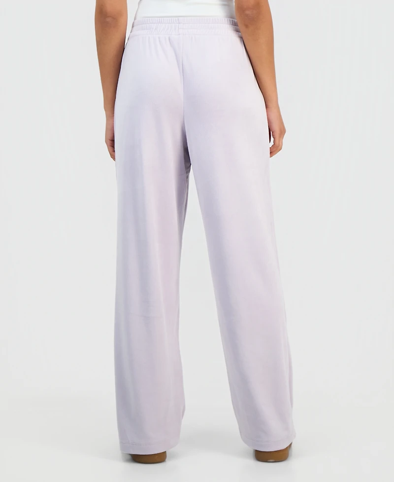 Grayson Threads, The Label Juniors' Hello Kitty Velour Wide-Leg Pants
